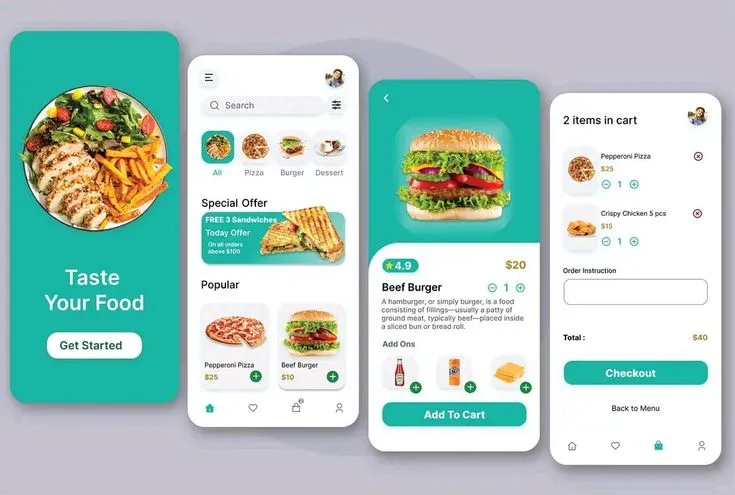 FoodieApp Mobile Design
